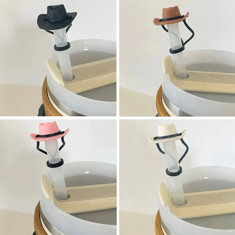Silicone Cowboy Hat Straw Covers Cap - Image 2