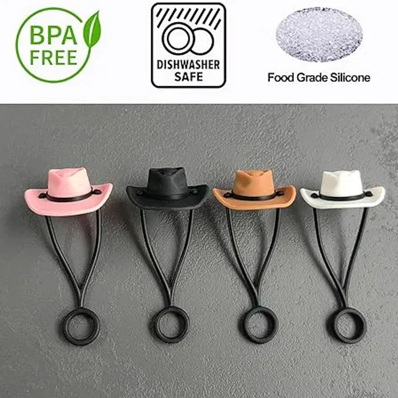 Silicone Cowboy Hat Straw Covers Cap - Image 6