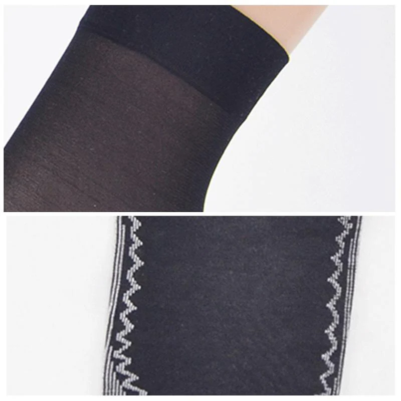 Silky Anti-Slip Cotton Socks (5 Pairs) - Image 3