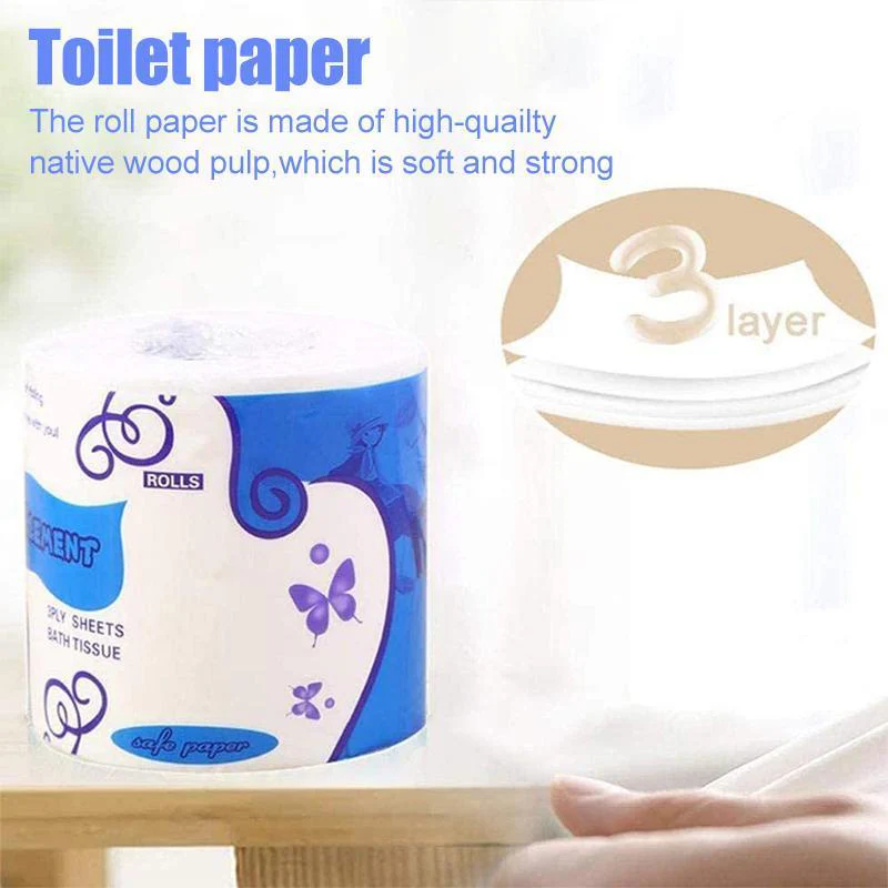Silky & Smooth Premium 3-Ply Toilet Paper - Image 4