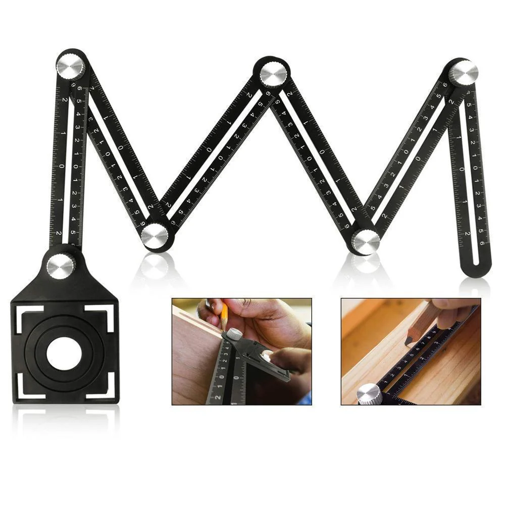 Six-Sided Aluminum Alloy Angle Measuring Tool - Image 6