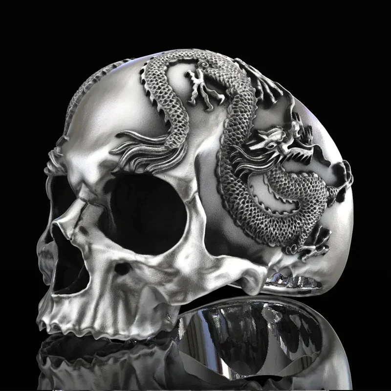 Skull And Dragon Ring - Image 10