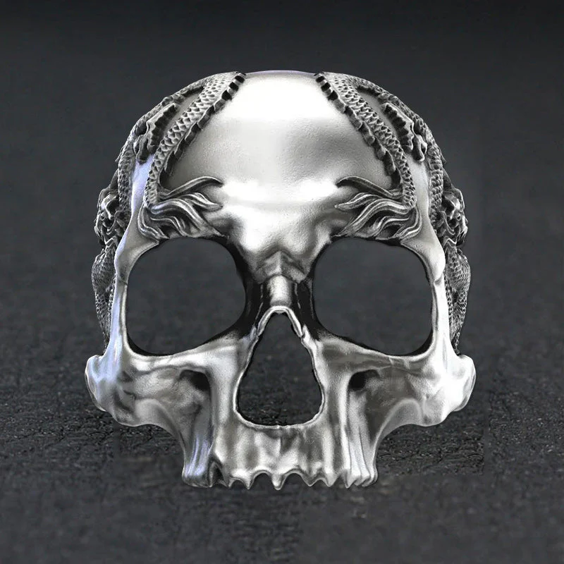 Skull And Dragon Ring - Image 5