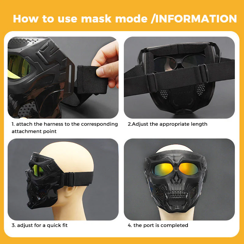 Skull Goggle Riding Mask - Image 11