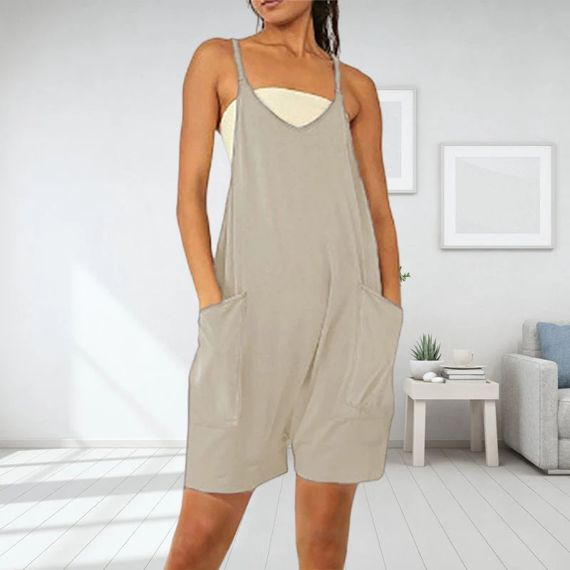 Sleeveless dress with pockets - Image 10