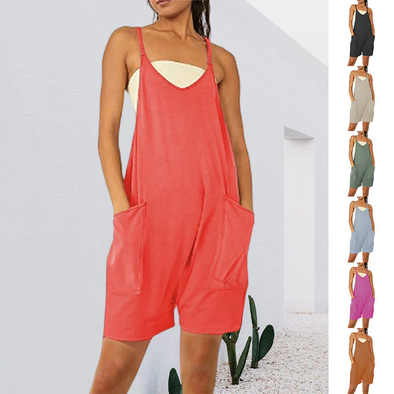 Sleeveless dress with pockets - Image 2
