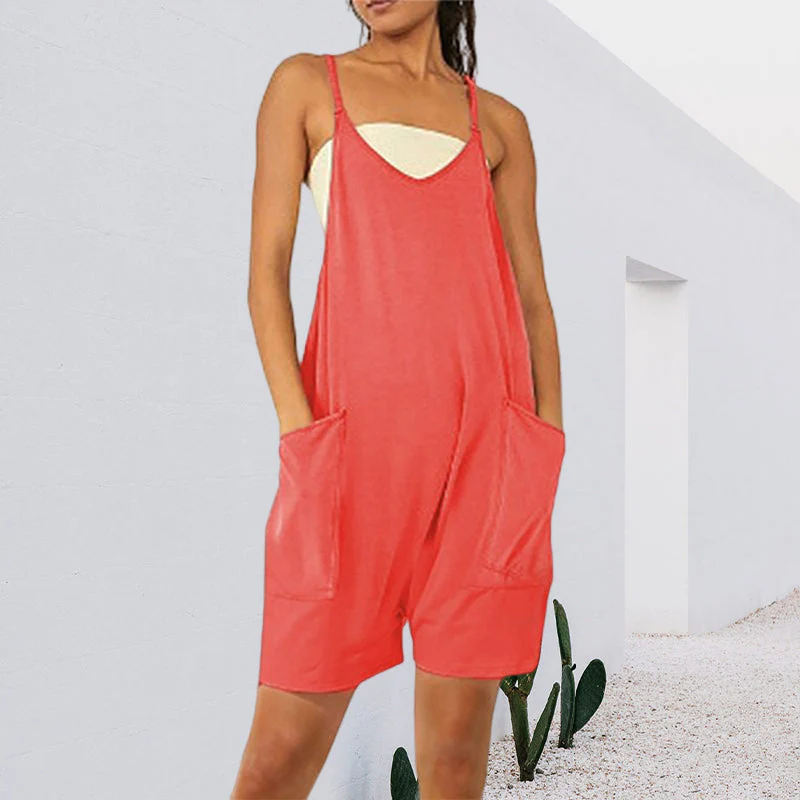 Sleeveless dress with pockets - Image 3