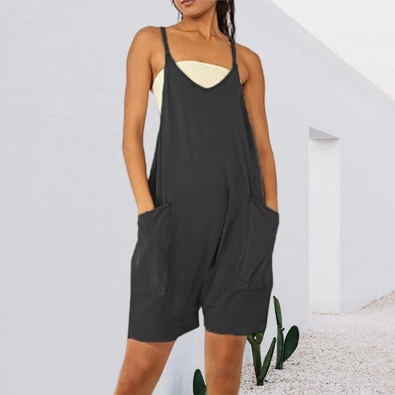 Sleeveless dress with pockets - Image 4
