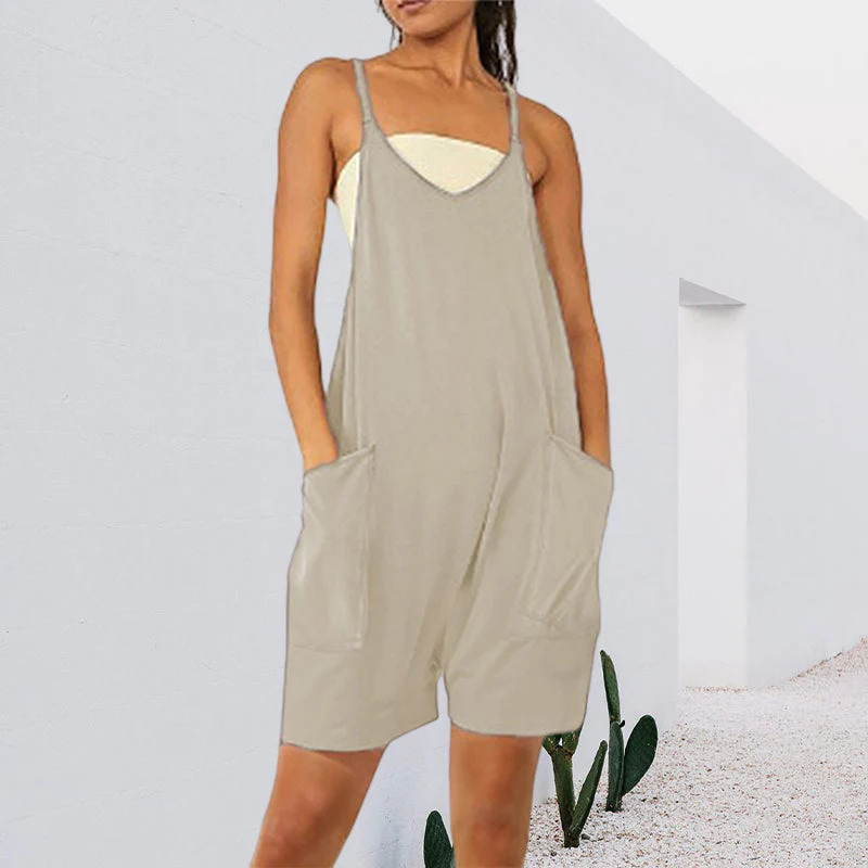 Sleeveless dress with pockets - Image 5