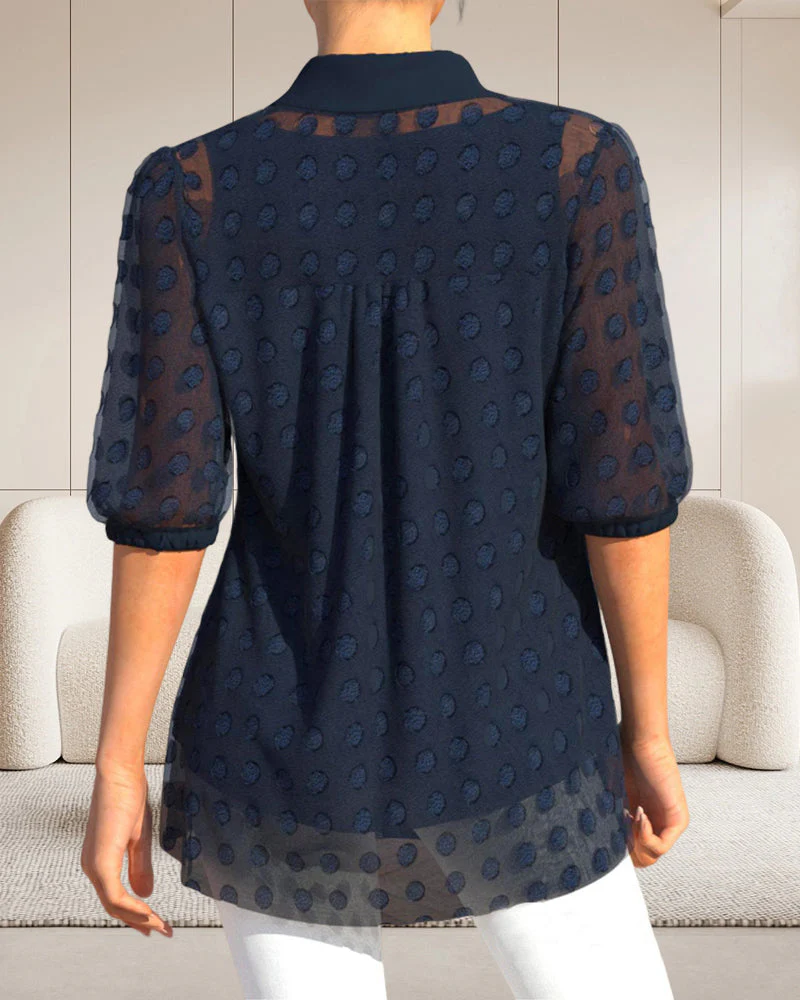 Sling Chiffon Shirt Two-Piece Set - Image 2