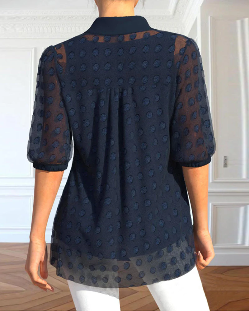 Sling Chiffon Shirt Two-Piece Set - Image 5