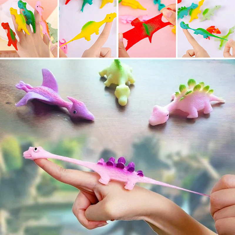 Slingshot Dinosaur Finger Toys (10pcs) - Image 2