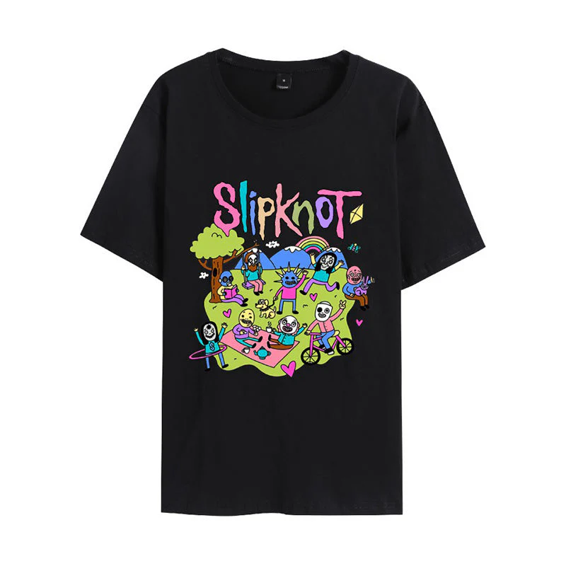 Slipknot Happy Times Playing Together T-shirt - Image 14