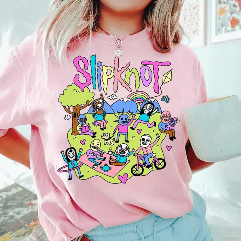 Slipknot Happy Times Playing Together T-shirt - Image 4