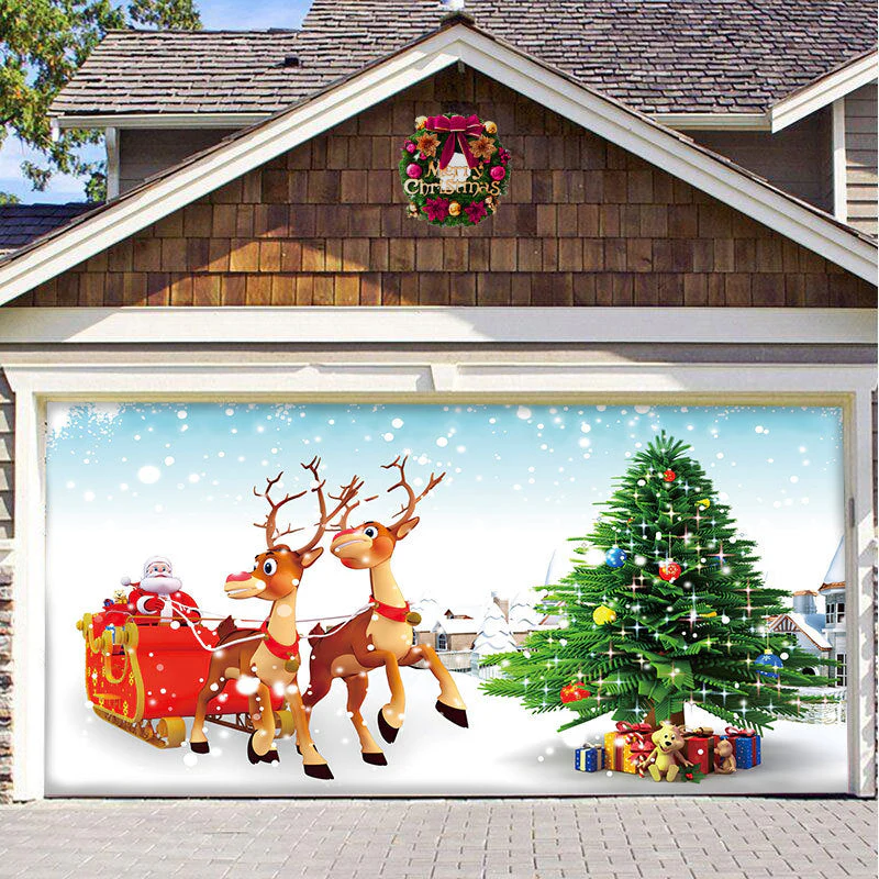 Snow Garage Door Banner Ornament - Image 13