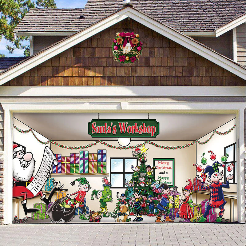 Snow Garage Door Banner Ornament - Image 14