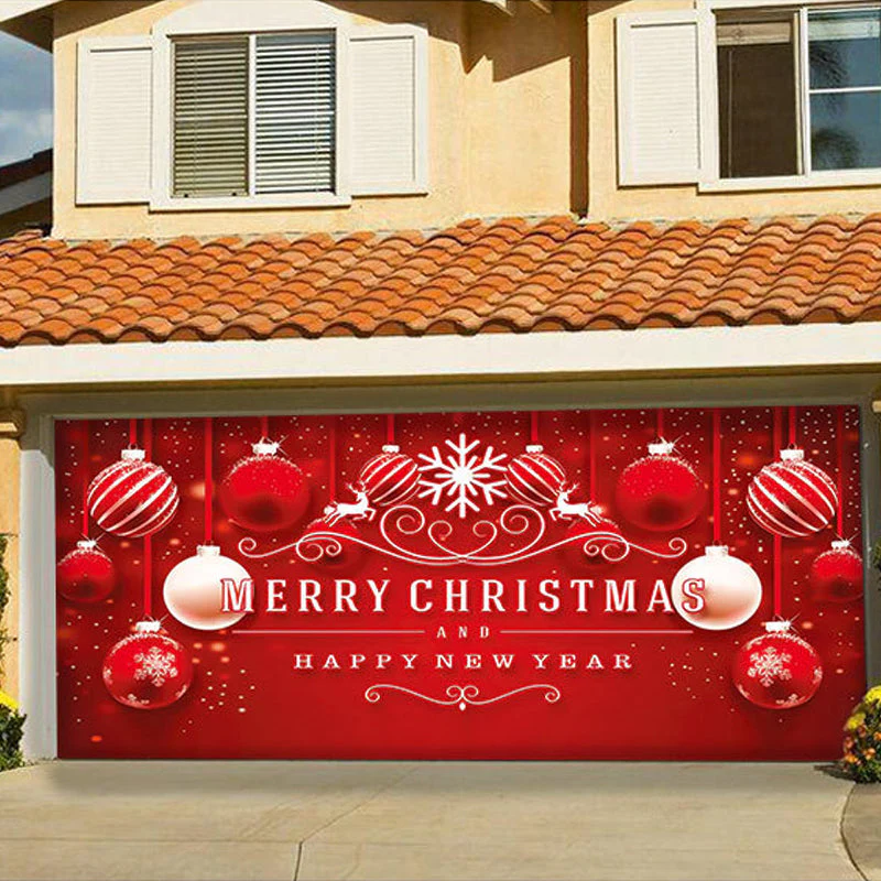 Snow Garage Door Banner Ornament - Image 2