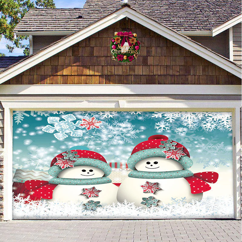 Snow Garage Door Banner Ornament - Image 20