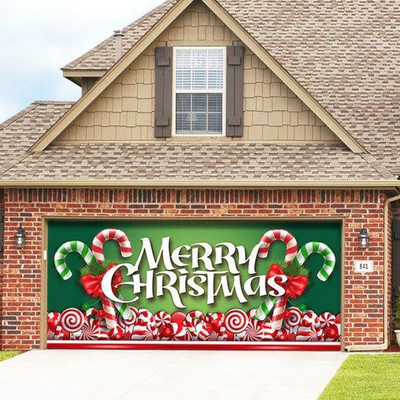 Snow Garage Door Banner Ornament - Image 3