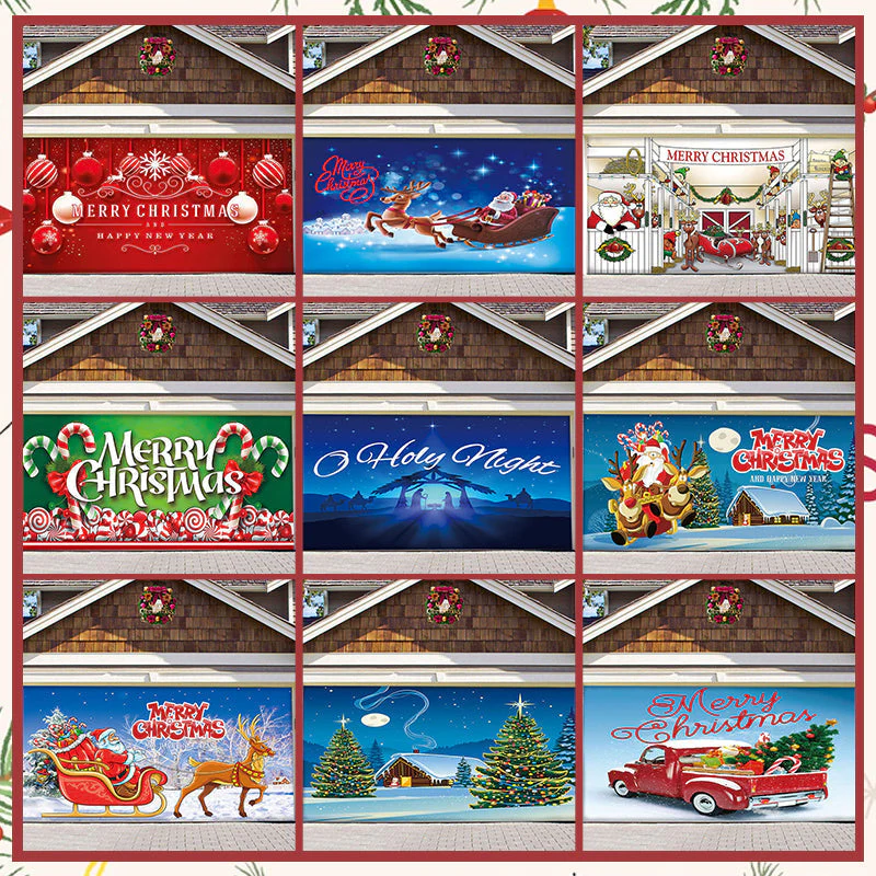 Snow Garage Door Banner Ornament - Image 7