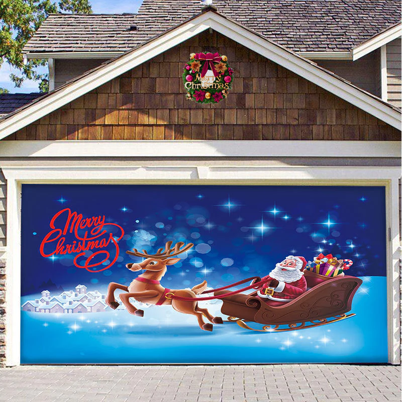 Snow Garage Door Banner Ornament - Image 9