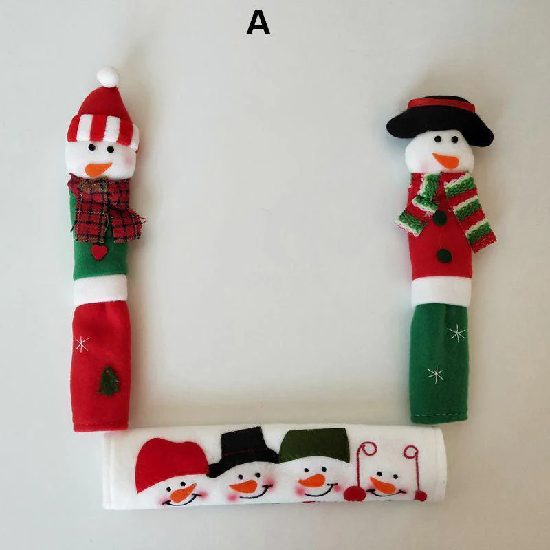 SNOWMAN KITCHEN HANDLE DOOR COVERS (SET OF 3) - Image 3