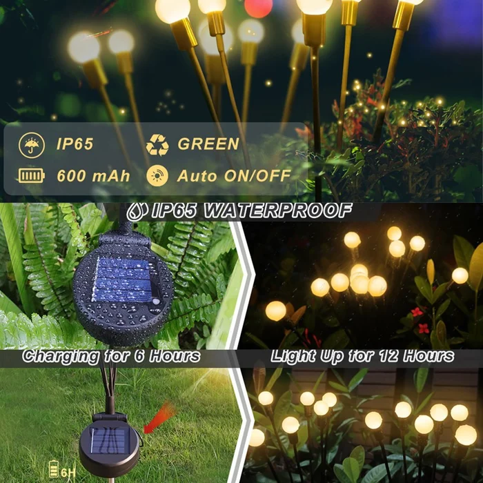 Solar Powered Firefly Garden Light - Image 3