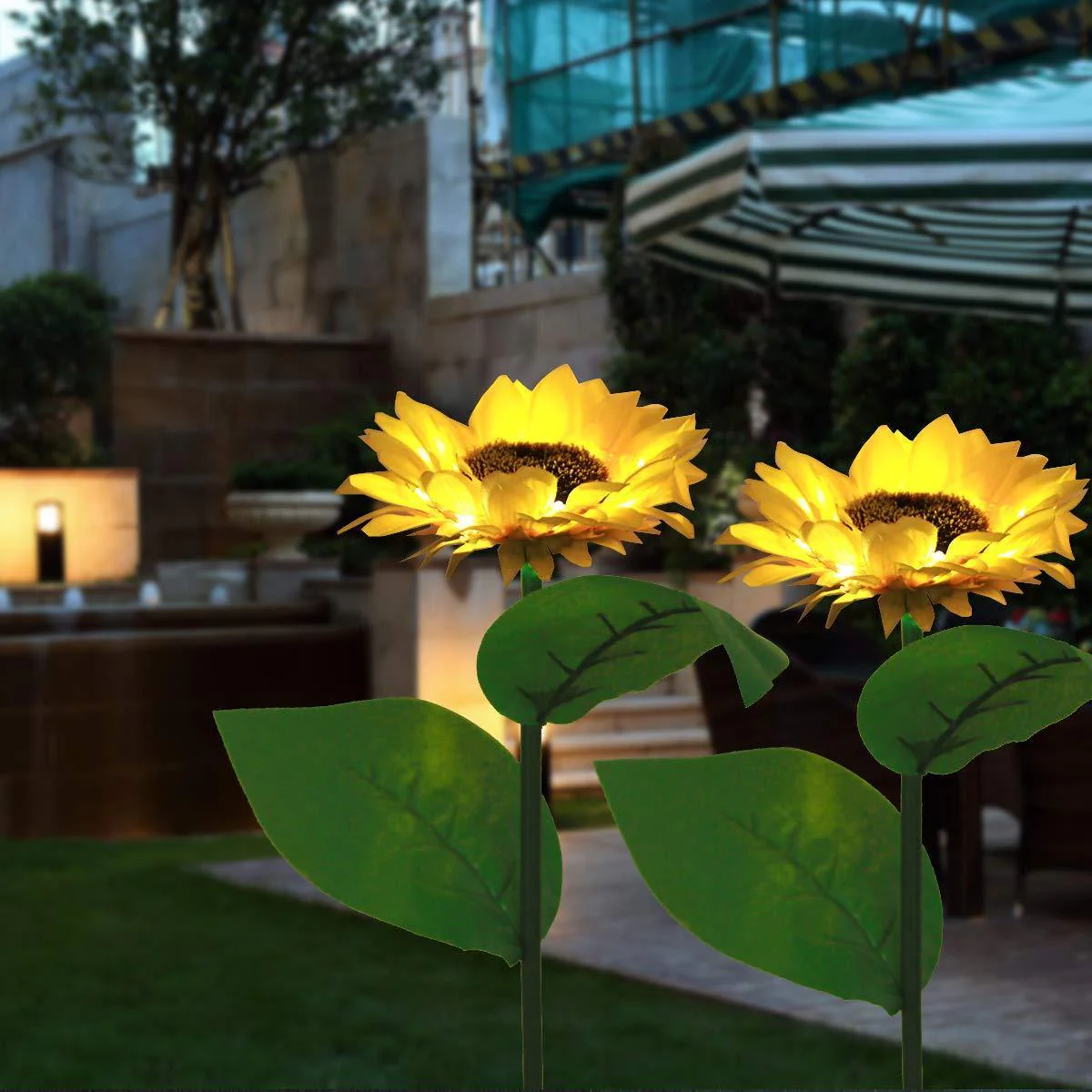 Solar Sunflower Light, 2 pcs - Image 4