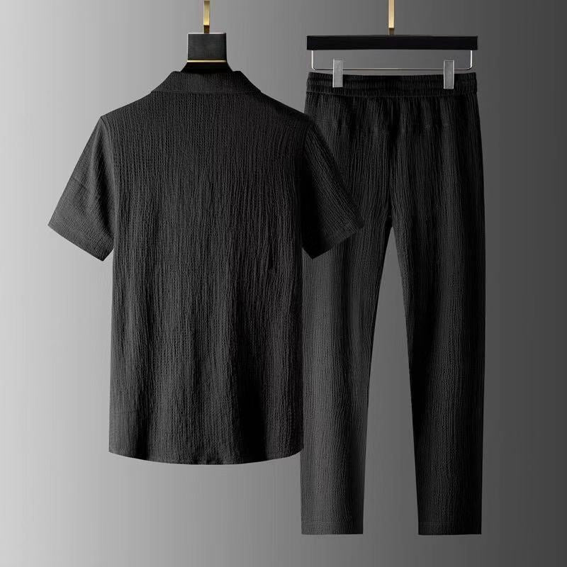 Solid Color Athleisure Set - Image 6