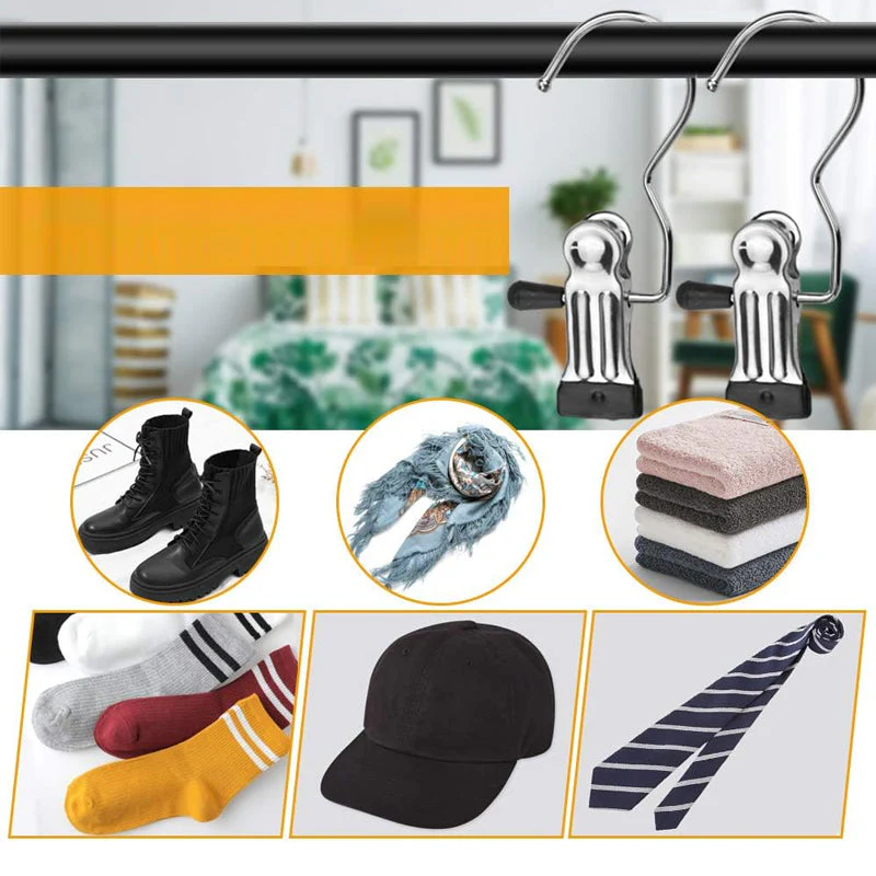 Space Saving Portable Travel Hangers Clips - Image 11