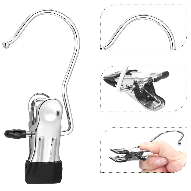 Space Saving Portable Travel Hangers Clips - Image 12