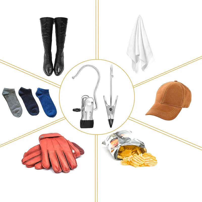 Space Saving Portable Travel Hangers Clips - Image 15