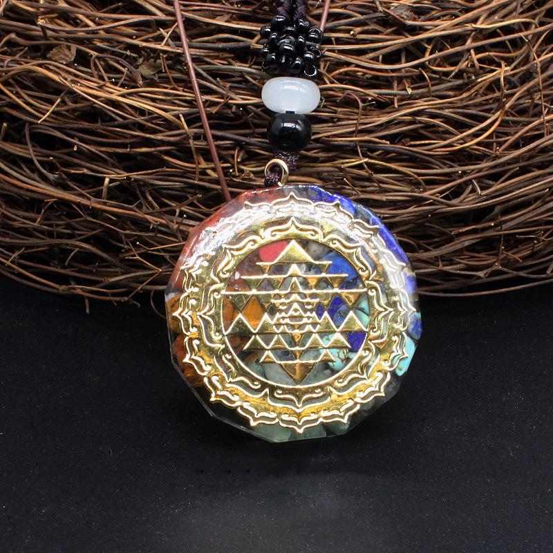 SRI YANTRA ORGONITE QUARTZ NECKLACE - Image 4