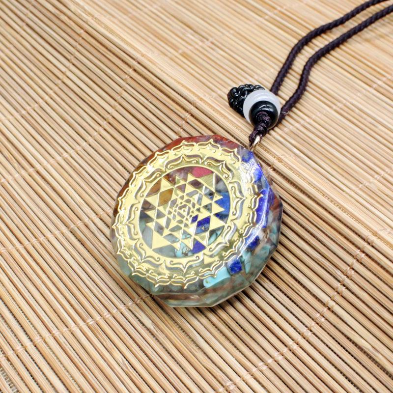 SRI YANTRA ORGONITE QUARTZ NECKLACE - Image 8