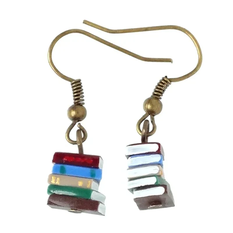 Stack of Books Earrings - Image 8