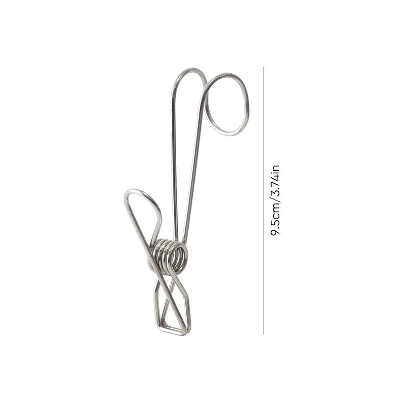 Stainless Steel Clothes Pins Hook Clip(10pcs) - Image 13