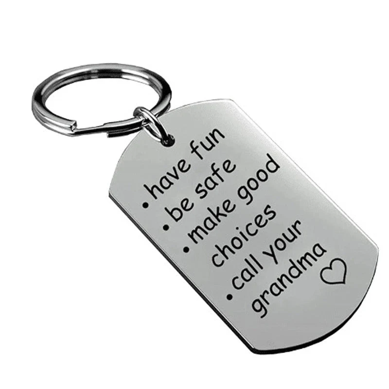 Stainless Steel Keychain - Image 3