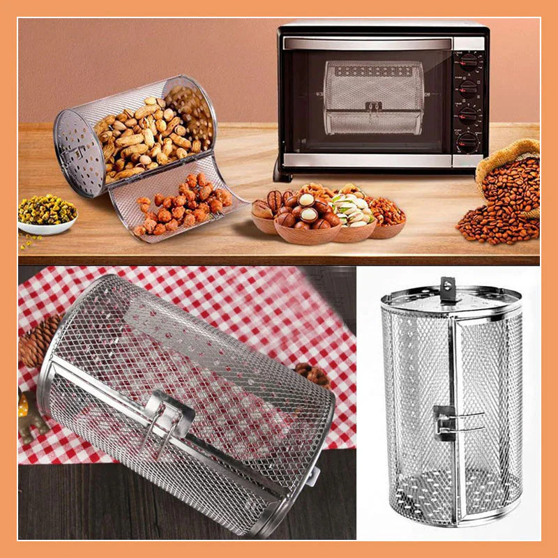 Stainless Steel Rotating Grill - Image 2
