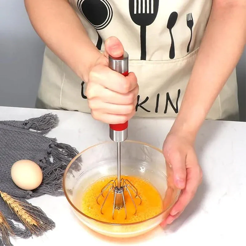 Stainless Steel Semi-Automatic Whisk - Image 7