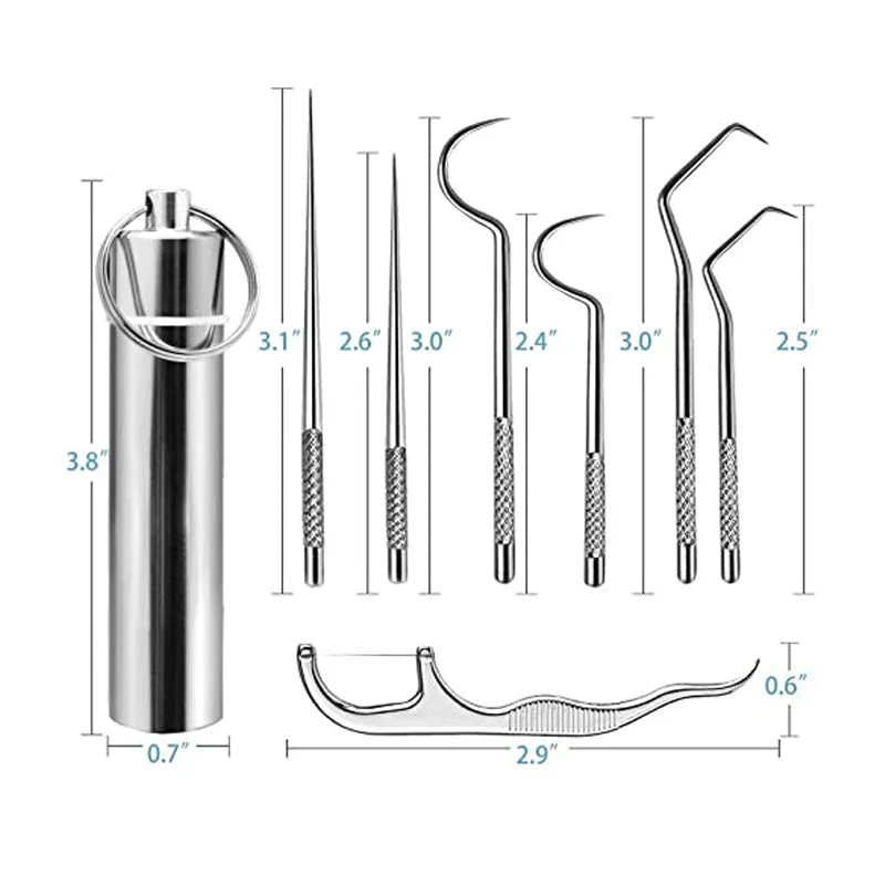 Stainless Steel Toothpick Set - Image 11