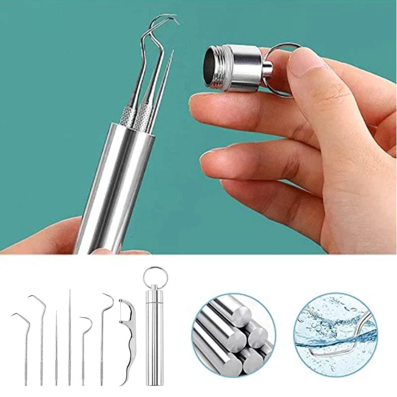 Stainless Steel Toothpick Set - Image 2