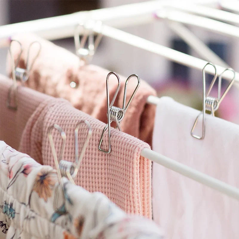 Stainless Steel Wire Clips for Clothes Drying - Image 2