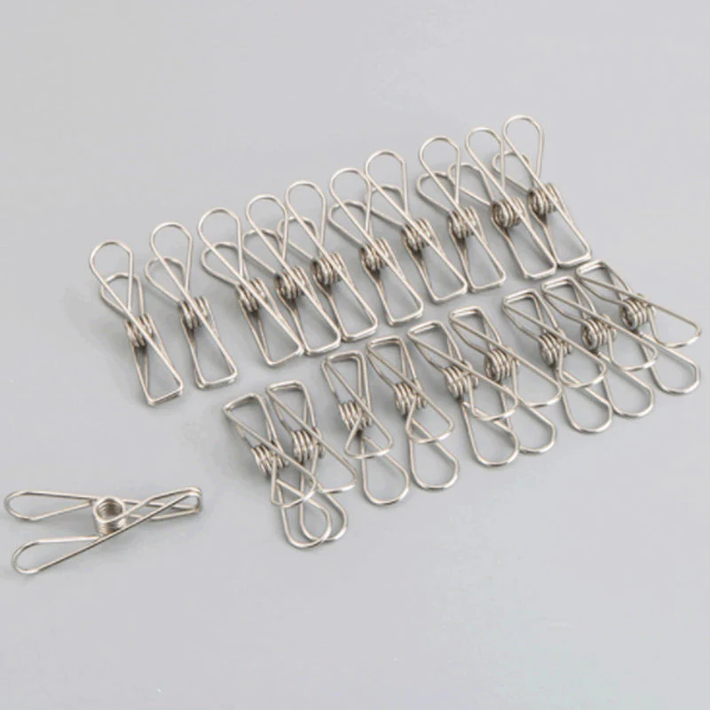 Stainless Steel Wire Clips for Clothes Drying - Image 3