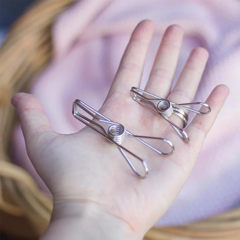 Stainless Steel Wire Clips for Clothes Drying - Image 6