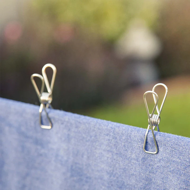 Stainless Steel Wire Clips for Clothes Drying - Image 9