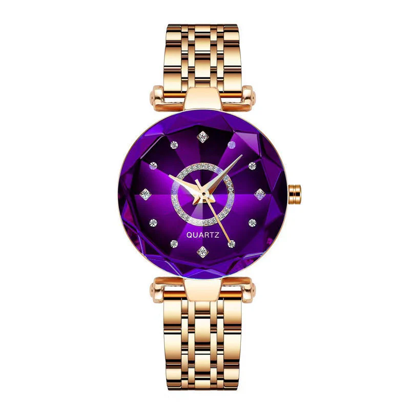 Starry Diamond Dial Ladies Waterproof Watch - Image 13
