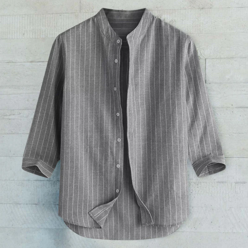 Striped Linen Shirt - Image 10