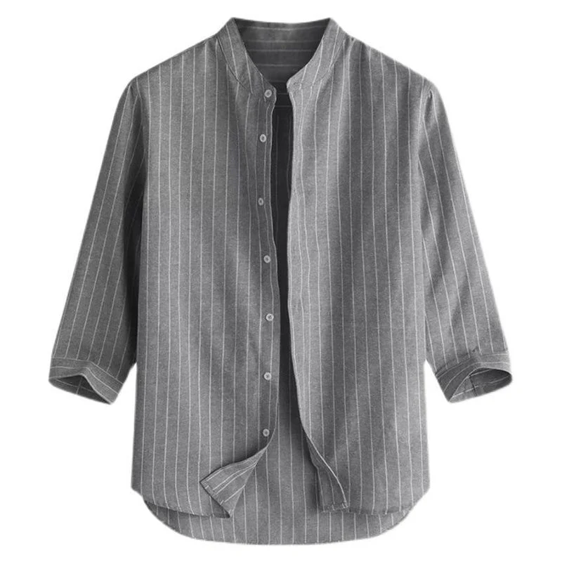 Striped Linen Shirt - Image 6
