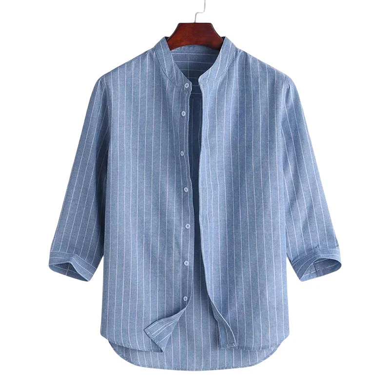 Striped Linen Shirt - Image 7