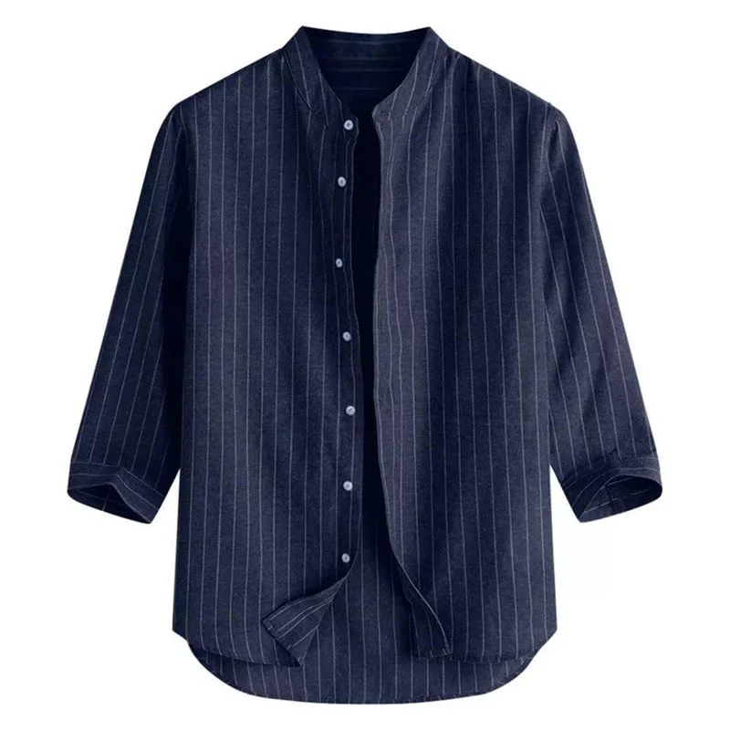 Striped Linen Shirt - Image 8